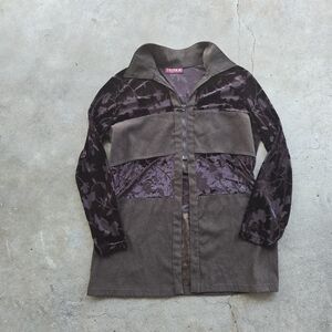 Vintage Y2k 90s Troika Submersive Burnout Whimisgoth Euro Style Fairy Top